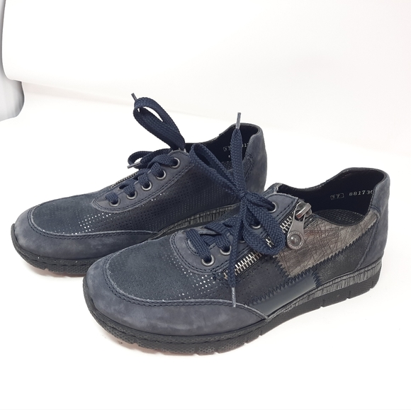Reiker Lace Up/ side zipper Shoes - Picture 1 of 8